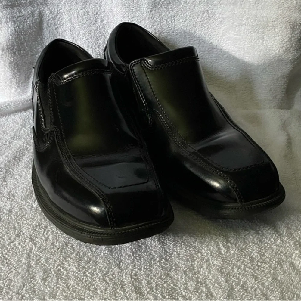Nunn Bush‎ Kore Shoes Mens Size 9.5 Wide Black Slip On Leather Uppers